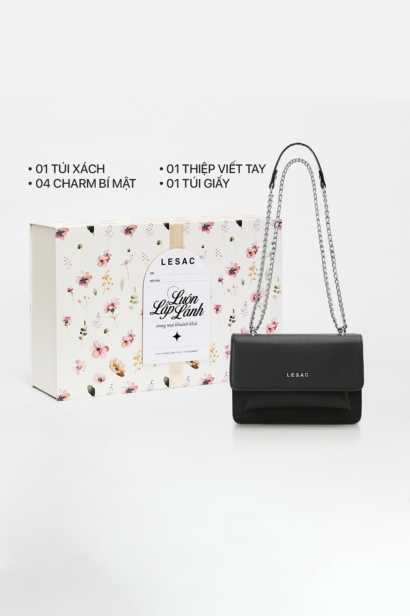 Hộp Quà Luôn Lấp Lánh Tinh Tế - Scarlet Đen